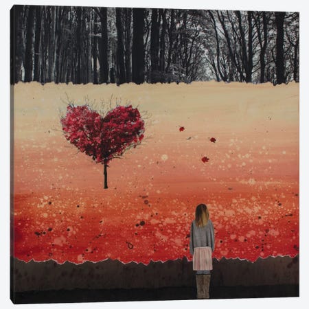 Fall In Love Canvas Print #DBW47} by DB Waterman Canvas Artwork