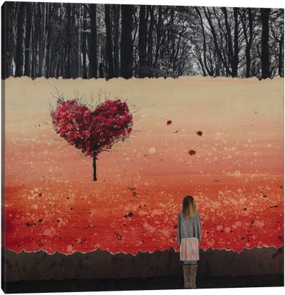 Fall In Love Canvas Art Print - DB Waterman