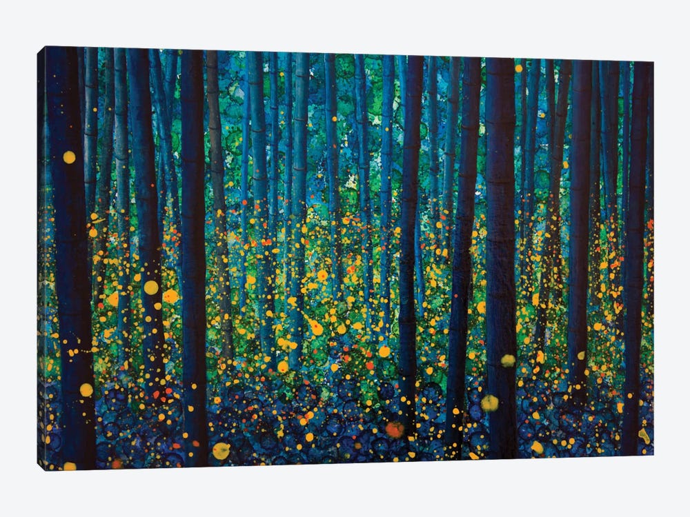 Fireflies by DB Waterman 1-piece Canvas Art Print