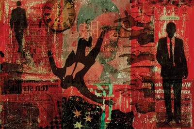 Five Minutes Past Twelve by DB Waterman metal wall art