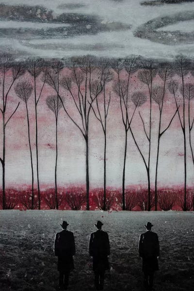 Silent Suits by DB Waterman metal wall art