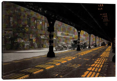 Under The Bridge Canvas Art Print - DB Waterman
