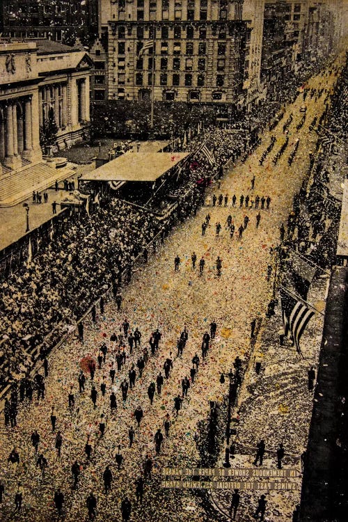 Fifth Avenue, 65,000 Marchers by DB Waterman wall art