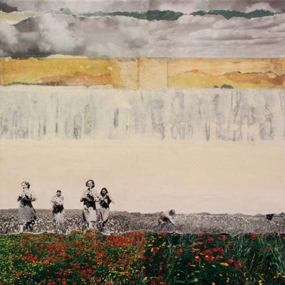 Wallflowers by DB Waterman metal wall art