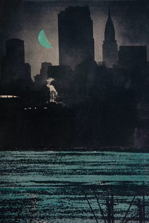 Hudson By Night by DB Waterman wall art