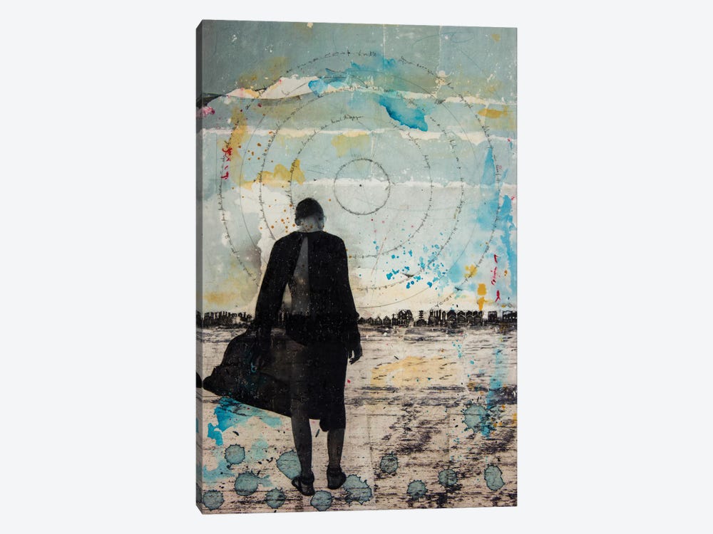Girl Wandering by DB Waterman 1-piece Canvas Art Print