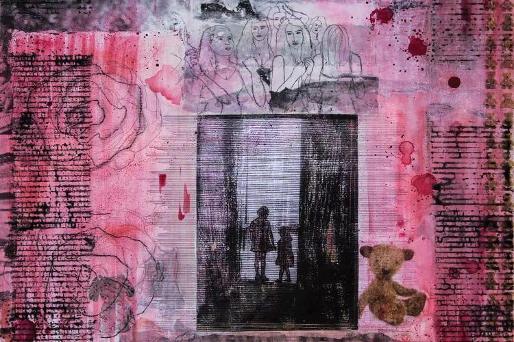 Me And My Little Sister by DB Waterman wall art