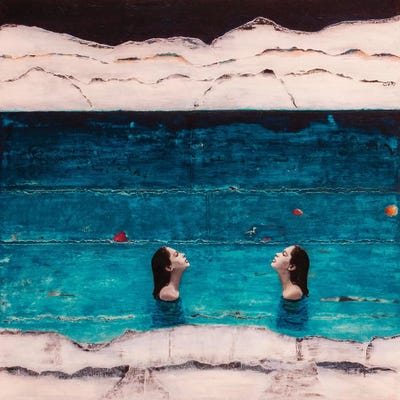 Rising Waters by DB Waterman metal wall art