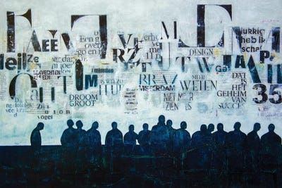 Towards Together by DB Waterman canvas print