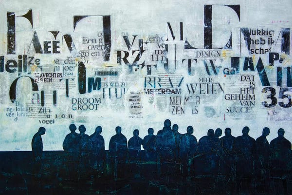 Black & White & Blue: Towards Together by DB Waterman