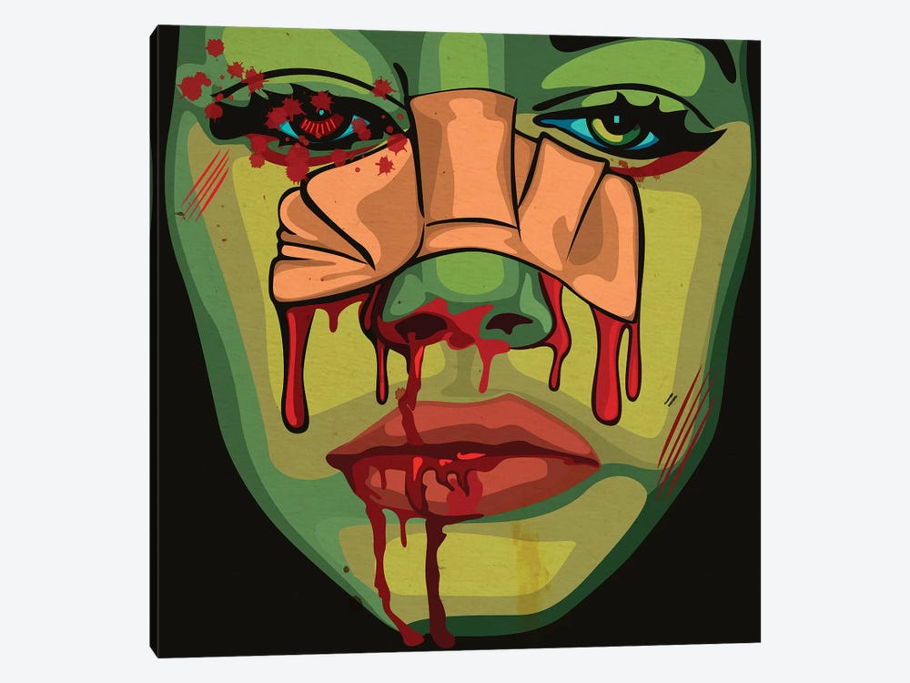 Bloody Girl by Dai Chris Art 1-piece Canvas Wall Art