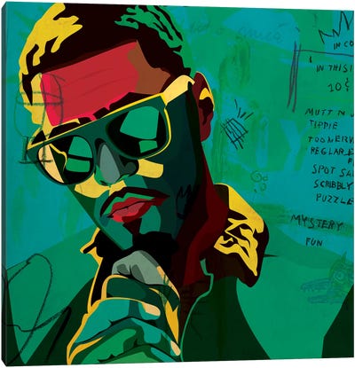 J. Cole Canvas Art Print - Rap & Hip-Hop Art