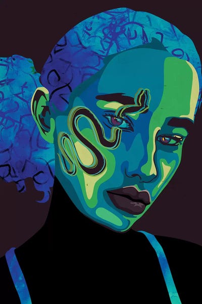 Polina by Dai Chris Art framed canvas print