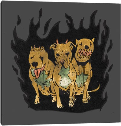 Hounds Of Hell Canvas Art Print