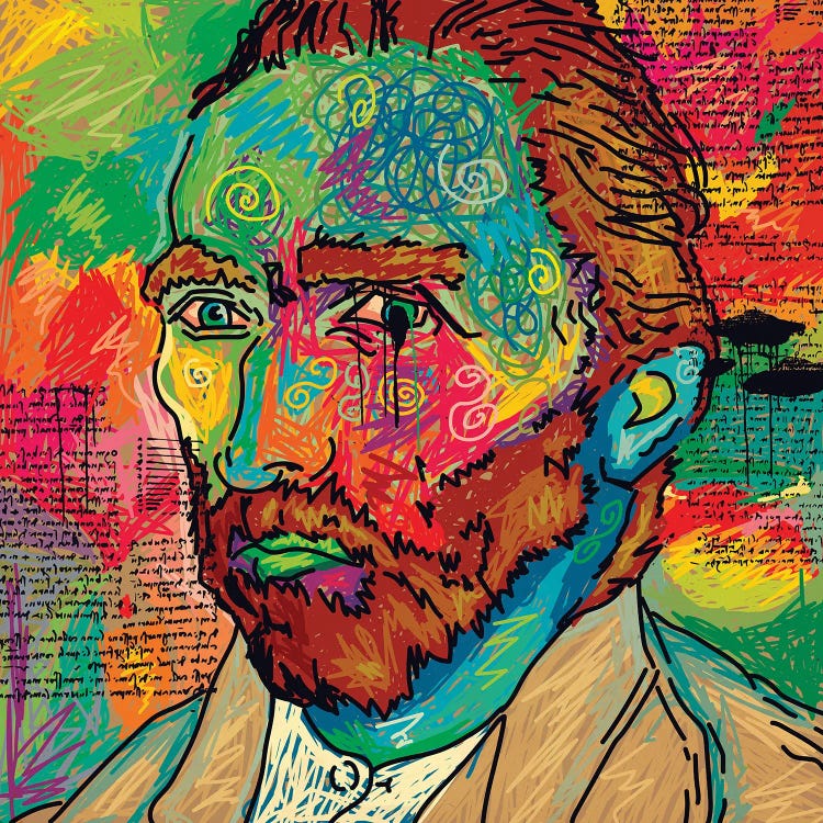 Van Gogh by Dai Chris Art wall art
