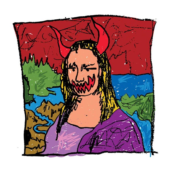 Mona Lisa: Mona Lisa Spook by Dai Chris Art