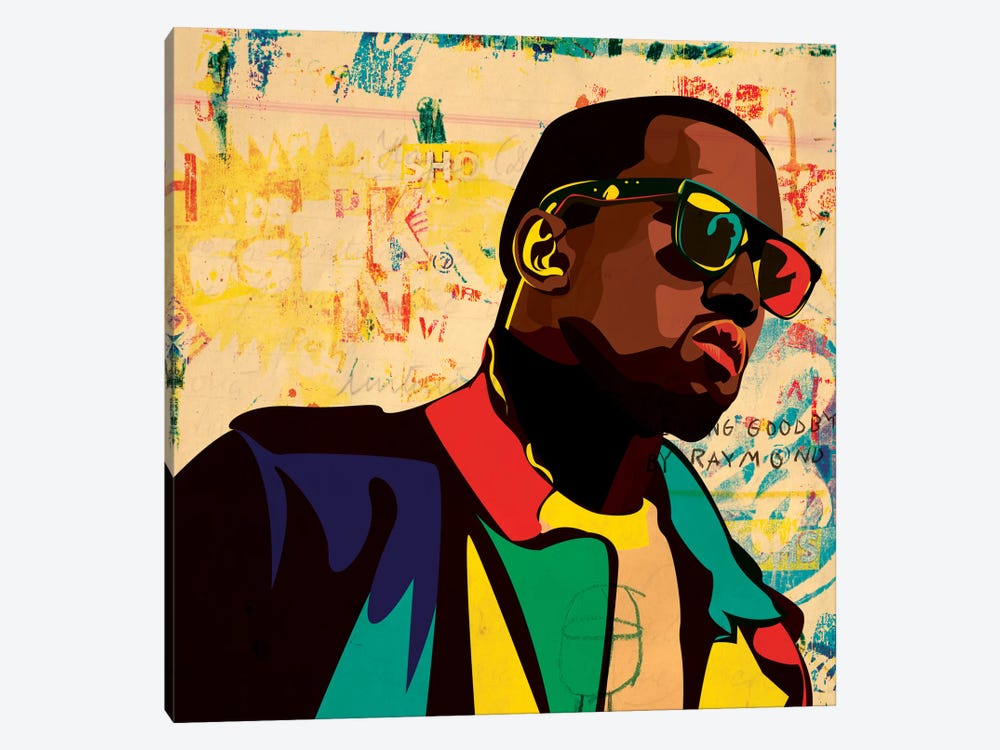 Kanye by Dai Chris Art 1-piece Canvas Print