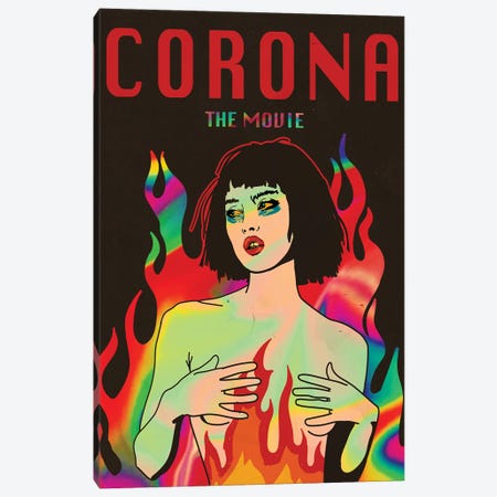 Corona The Movie Poster Canvas Print #DCA265} by Dai Chris Art Art Print