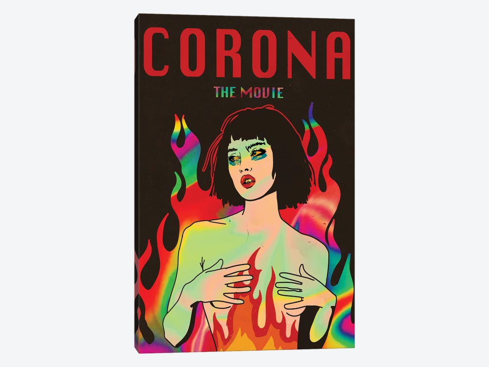 Corona The Movie Poster by Dai Chris Art 1-piece Canvas Artwork