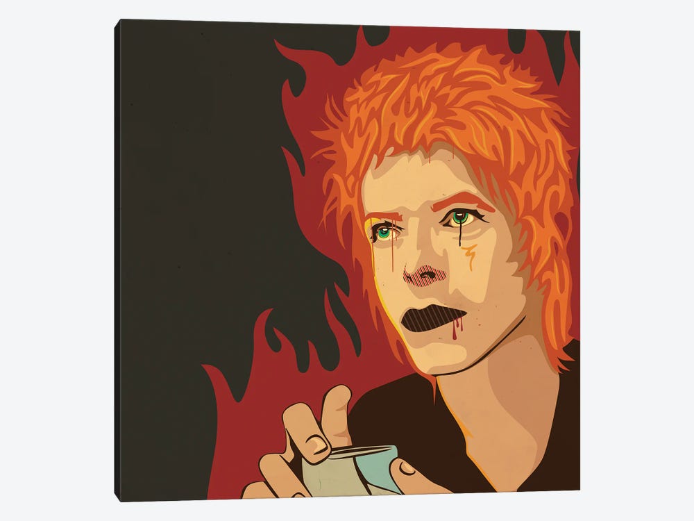 David Bowie by Dai Chris Art 1-piece Canvas Print