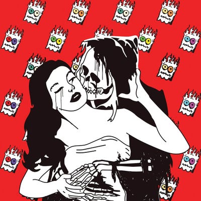 Love Hurts Ghost Edition by Dai Chris Art gallery poster