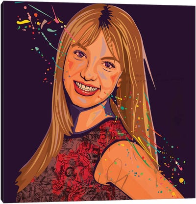 Britney Spears 2021 Canvas Art Print - Dai Chris Art