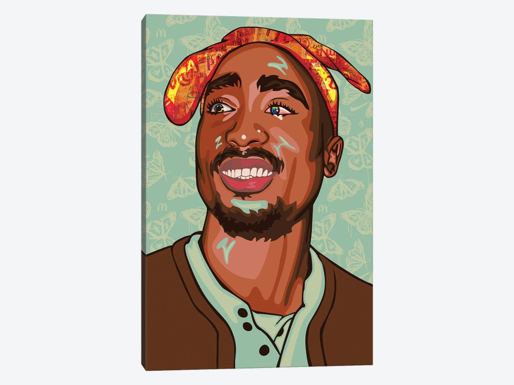 Tupac 2021 by Dai Chris Art 1-piece Canvas Artwork