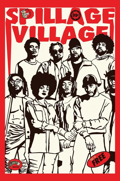 Spillage Village Poster