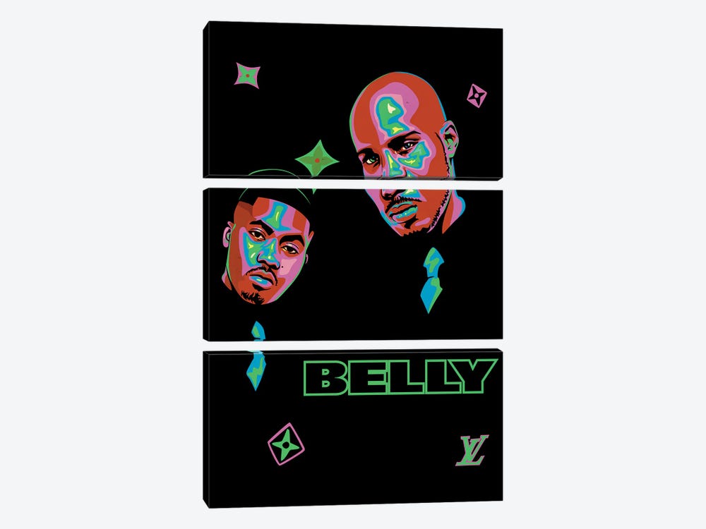 Belly by Dai Chris Art 3-piece Canvas Print