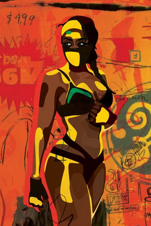 Ninja by Dai Chris Art wall art