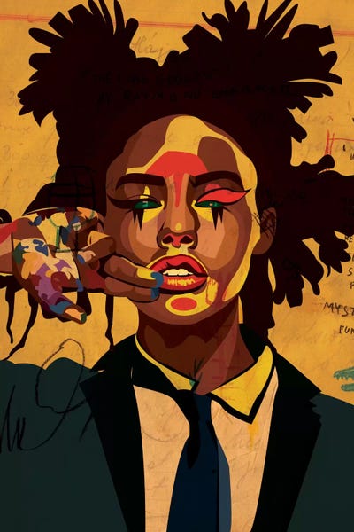 Street Art: Painter Girl by Dai Chris Art