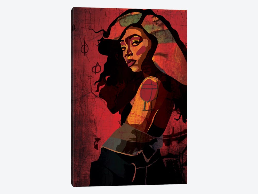 Shoulder Girl 1-piece Canvas Artwork