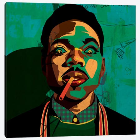 Chance The Rapper Canvas Print #DCA47} by Dai Chris Art Art Print