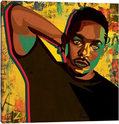 Kendrick Canvas Art Print - 90s-00s Collection