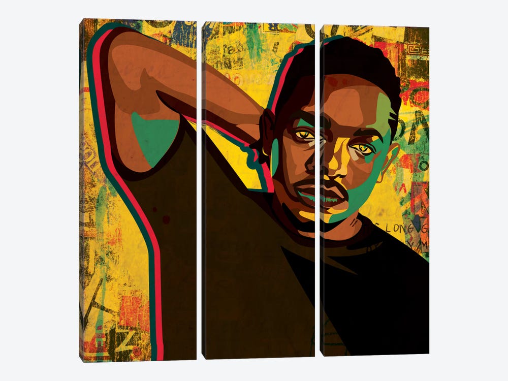 Kendrick by Dai Chris Art 3-piece Canvas Artwork