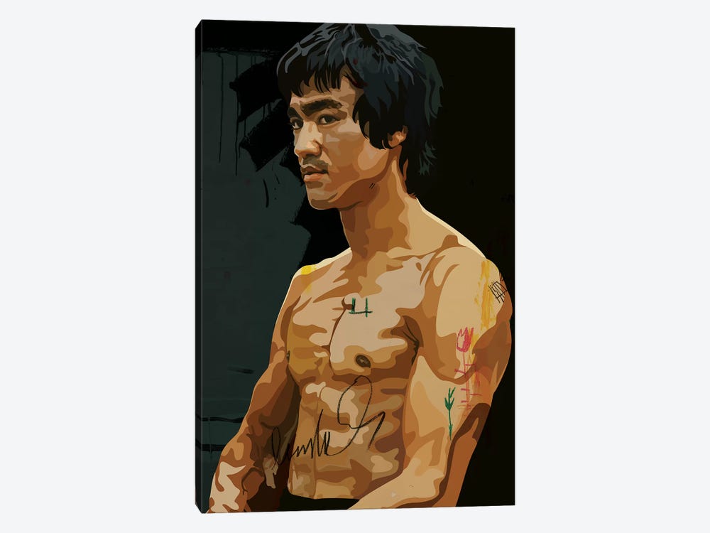 Bruce Lee by Dai Chris Art 1-piece Canvas Art