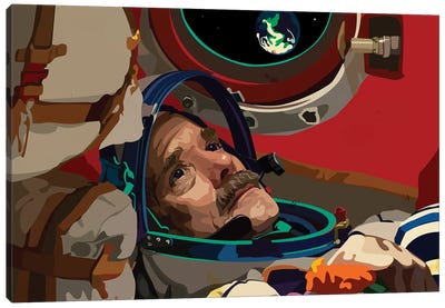 Chris Hadfield, Astronaut Canvas Art Print