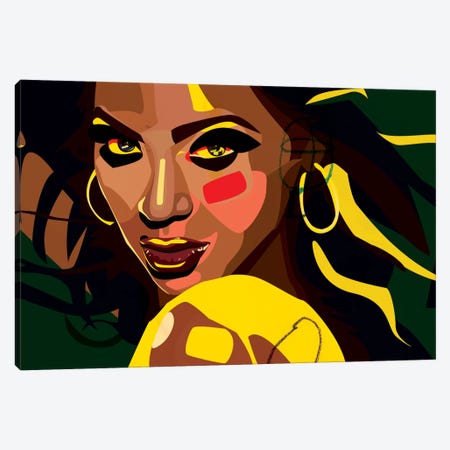 Beyonce Canvas Print #DCA5} by Dai Chris Art Canvas Print