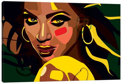 Beyonce Canvas Art Print - 90s-00s Collection