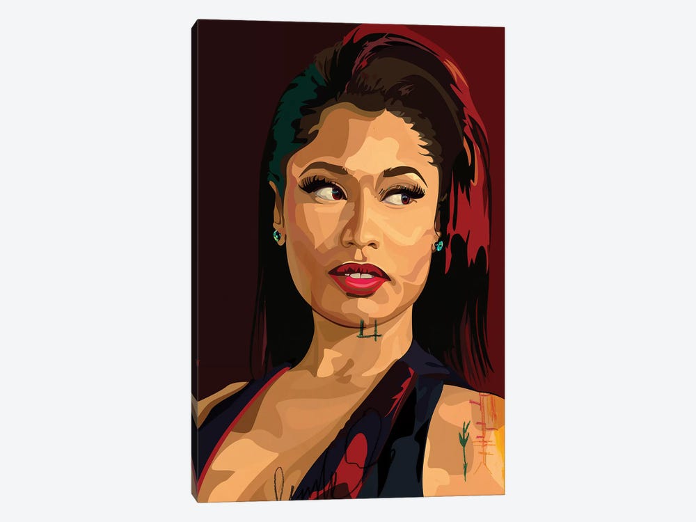 Nikki Minaj by Dai Chris Art 1-piece Art Print