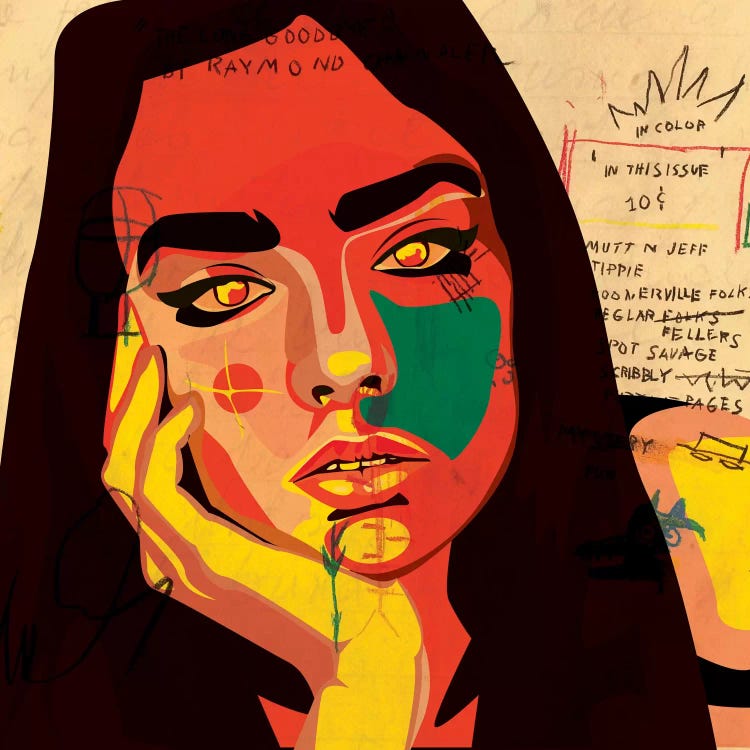 Daydreaming by Dai Chris Art wall art
