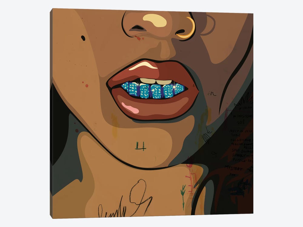 Girl Grill I by Dai Chris Art 1-piece Canvas Print