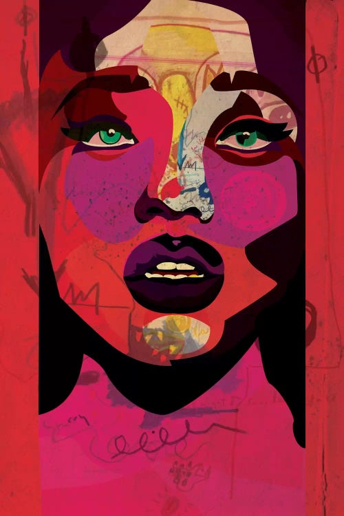 Freckled Beauty by Dai Chris Art wall art
