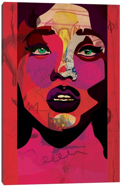 Freckled Beauty Canvas Art Print - Dai Chris Art