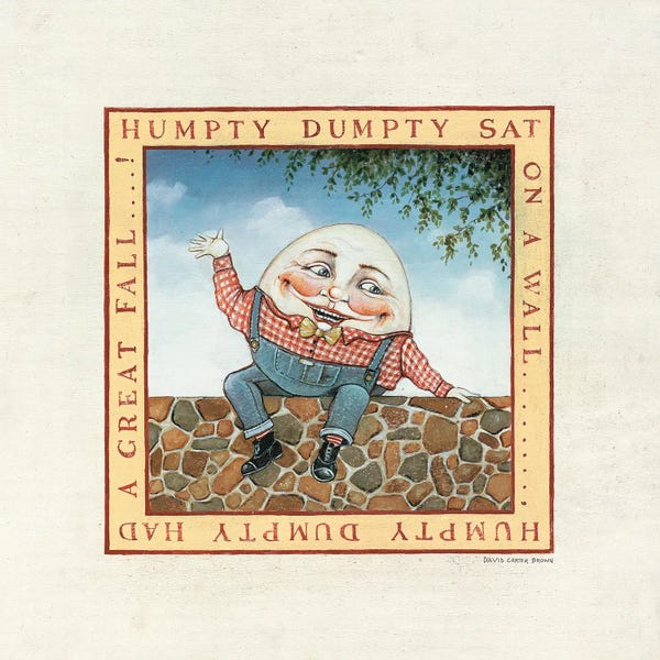 Animated & Comic Strip Characters: Humpty Dumpty by David Carter Brown