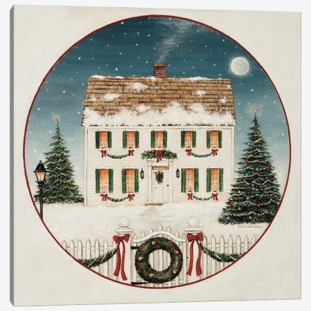 Merry Lil House Canvas Print #DCB3} by David Carter Brown Canvas Print