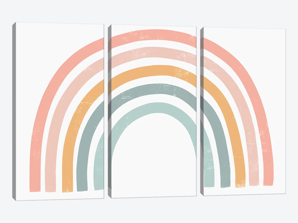 Pastel Rainbow I by Deborah Curiel 3-piece Art Print
