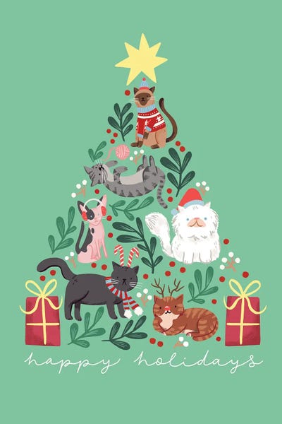 Christmas Animals: Happy Holidays by Deborah Curiel