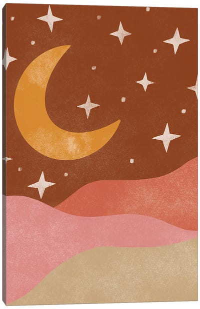 Desert Moon Canvas Art Print