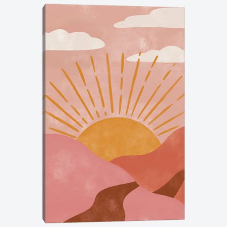 Desert Sun Canvas Print #DCE9} by Deborah Curiel Canvas Wall Art
